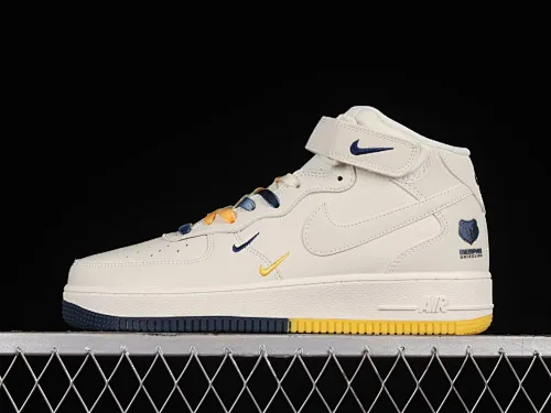 All categories Nk Air Force 1 Air Force series Nk Air Force 1 Mid Air Force mid-top Nk Air Force 1'07 Mid beige blue Memphis Grizzlies city limited Air Force 1 mid-top sports and leisure sneakers ML5369-215